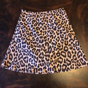 Kortni Jeane High-Waisted Cheetah Skirt S